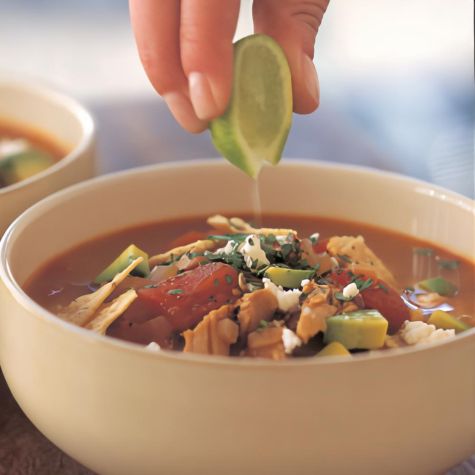 Tortilla Soup with Pork