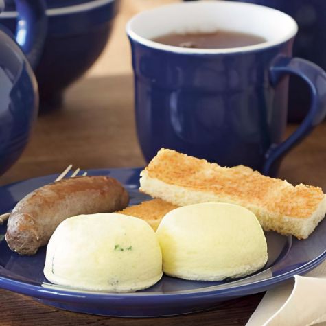 Ricotta Eggs with Basil