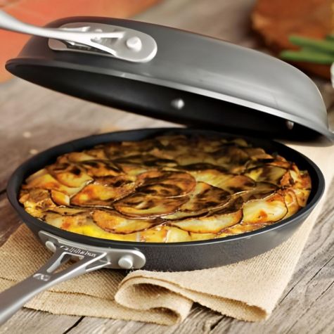 Potato-Crusted Frittata with Chorizo