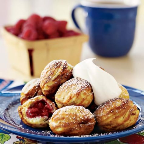 Raspberry-Filled Pancakes