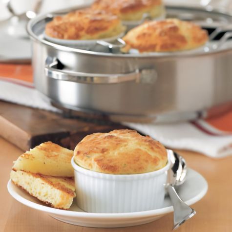 Cheese & Chive Soufflés