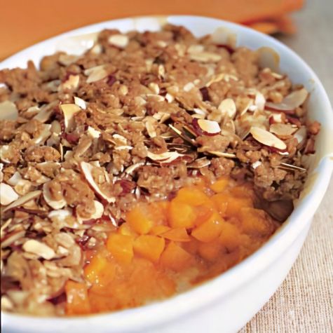 Apricot-Almond Crisp