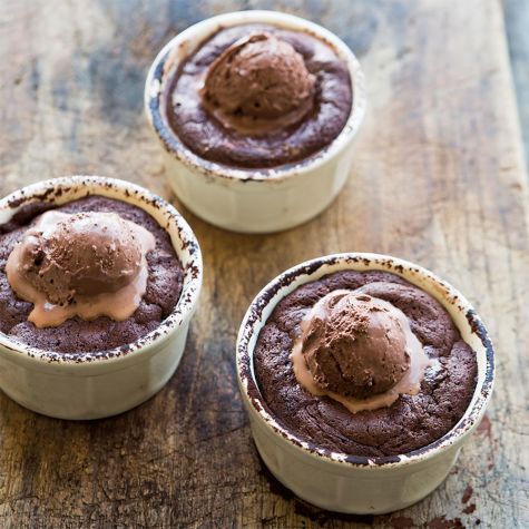 Warm Molten Chocolate Cakes