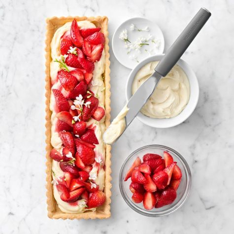 Strawberry Tart with Orange Cream