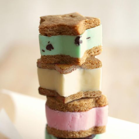 Blondie Ice Cream Sandwiches