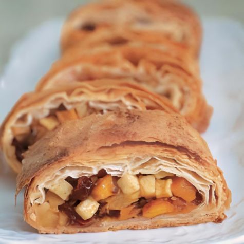 Autumn Fruit Strudel