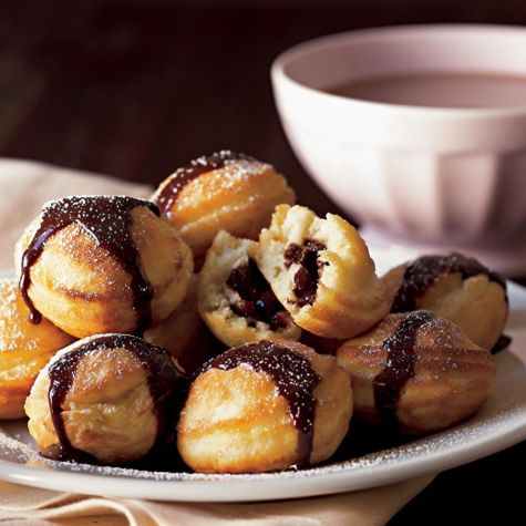 Chocolate-Filled Pancakes