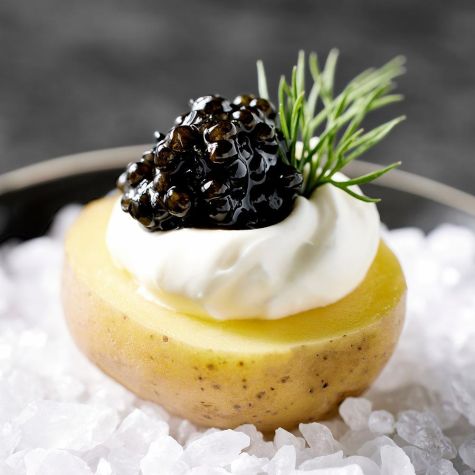 New Potatoes with Caviar