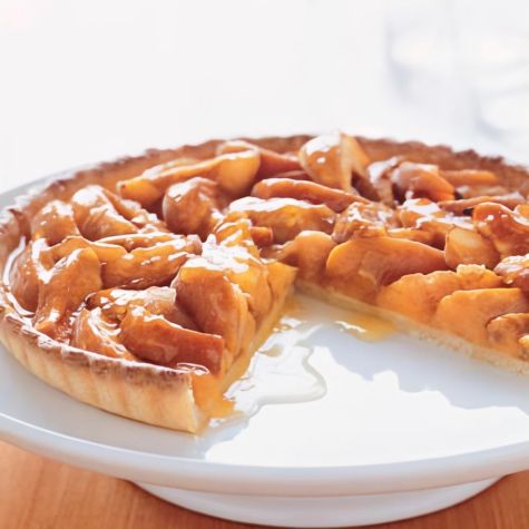 Roasted Apricot & Vanilla Tart