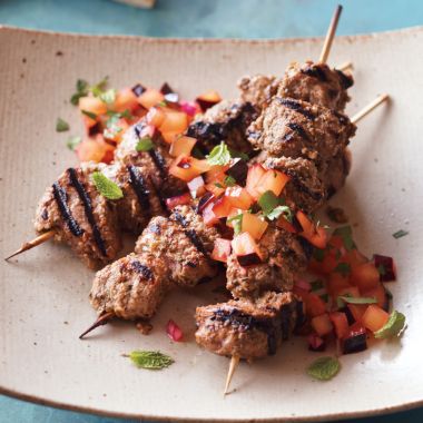 Kabobs on the Grill