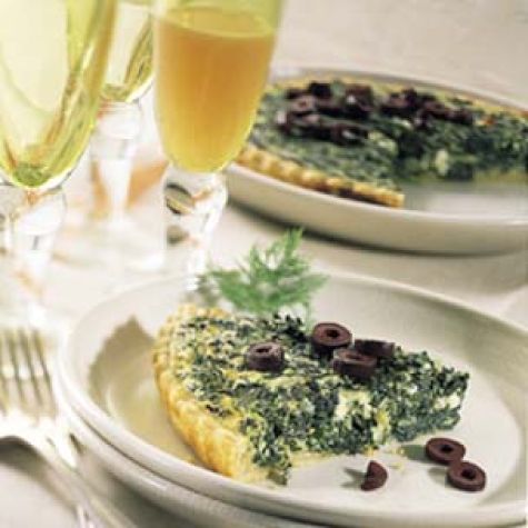 Spinach and Feta Quiche