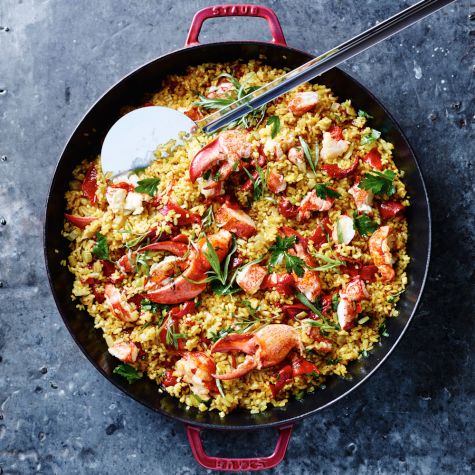 Lobster Paella