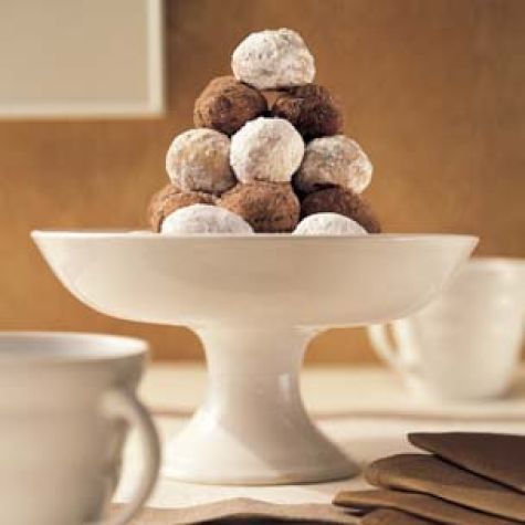 Black and White Doughnut Holes