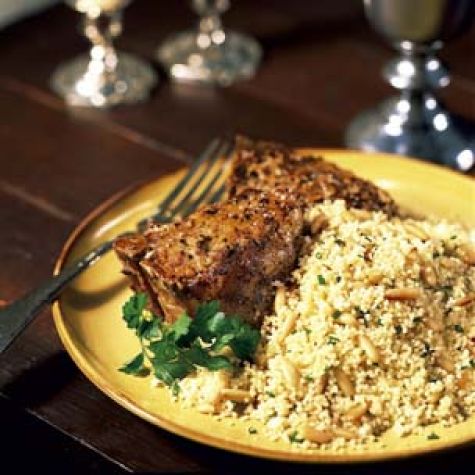 Fast Mustard Lamb Chops