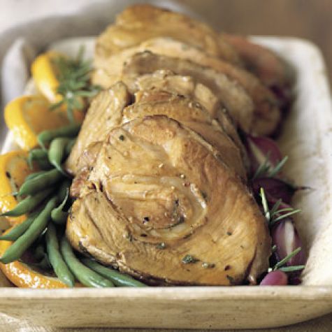 Pork Shoulder with Prosciutto and Herbs in a Stovetop Pressure Cooker