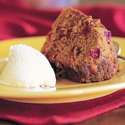 Steamed Cranberry Pudding