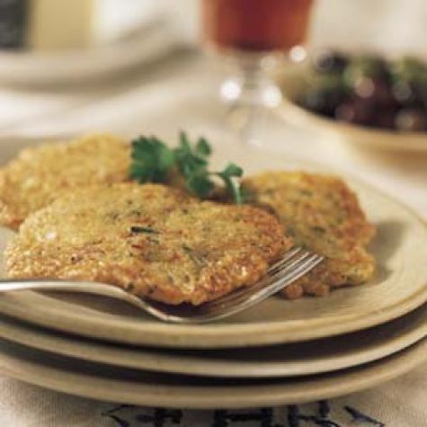 Shrimp and Saffron Pancakes