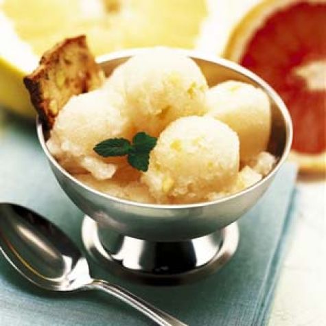 Pomelo-Mint Sorbet