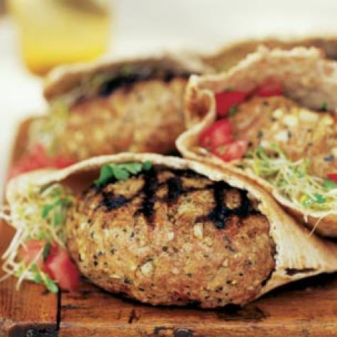 Moroccan-Spiced Lamb Burgers