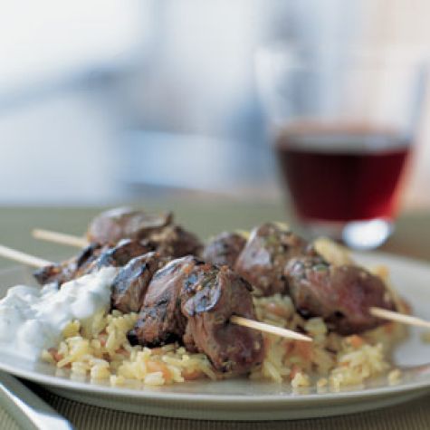 Greek Lamb Kabobs