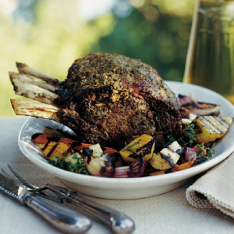 Slow-Smoked Rib Roast