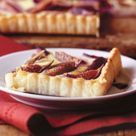 Fig Tart with Goat Cheese and Thyme
