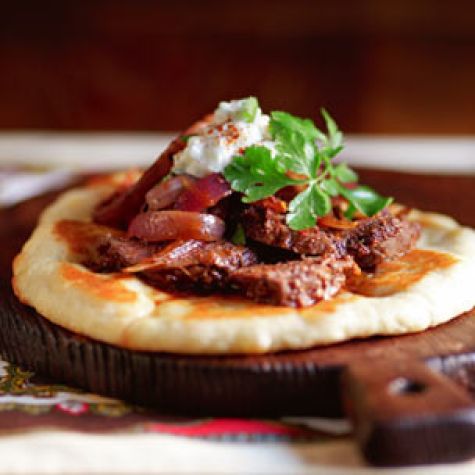 Tandoori Leg of Lamb with Cucumber Raita