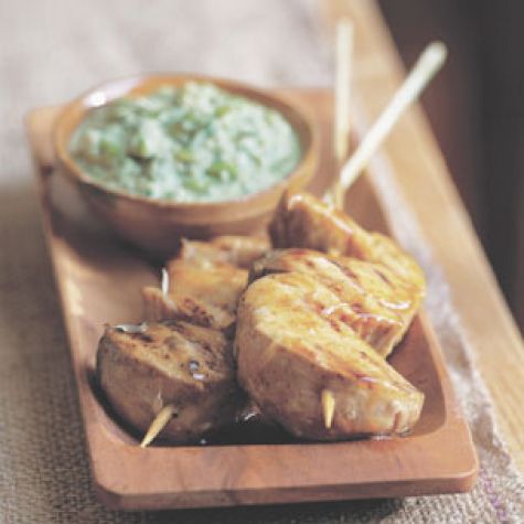 Mahimahi with Tomatillo Dip