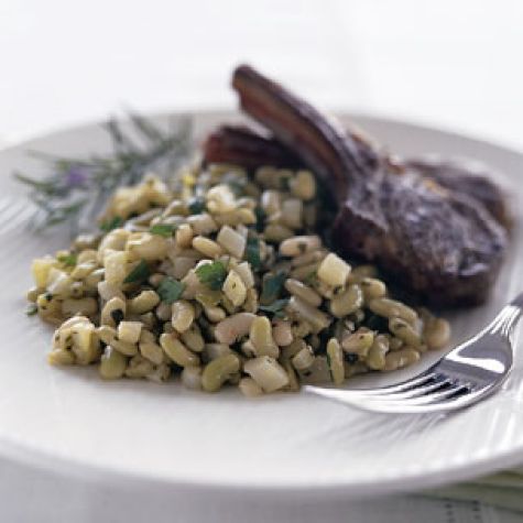 Flageolets with Fennel, Herbs and Olives