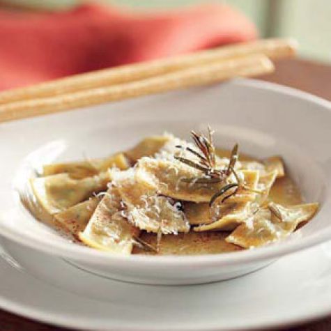 Agnolotti with Brown Butter & Rosemary