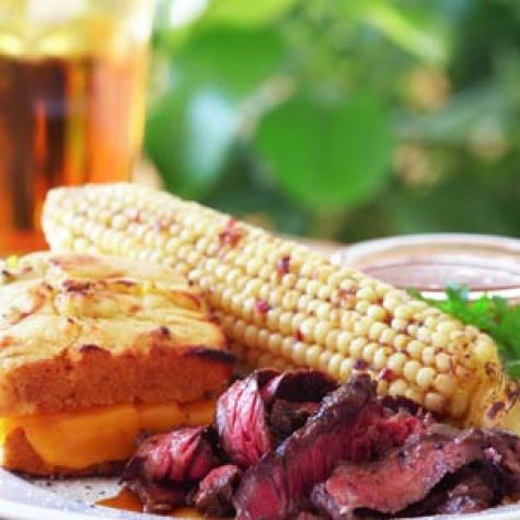 Grilled Corn with Fresh Cheese and Paprika