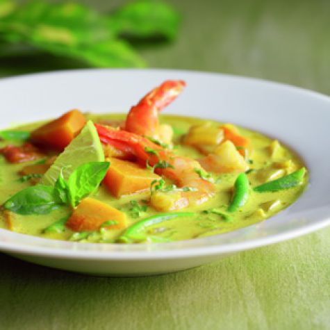Thai Shrimp and Squash Soup