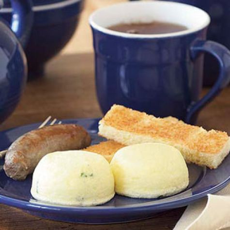 Ricotta Eggs with Basil