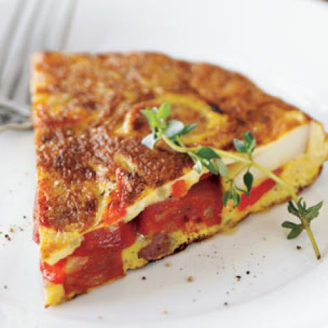 Tortilla Española with Chorizo