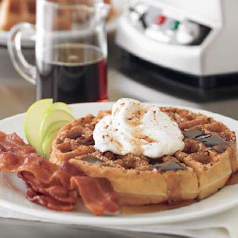 Spiced Apple Waffles