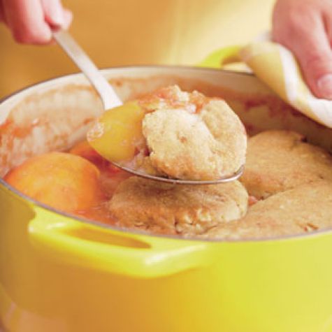 Peach-Almond Cobbler