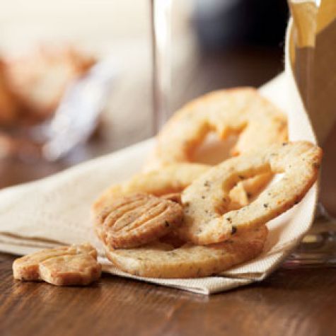 Rosemary-Parmesan Icebox Crackers