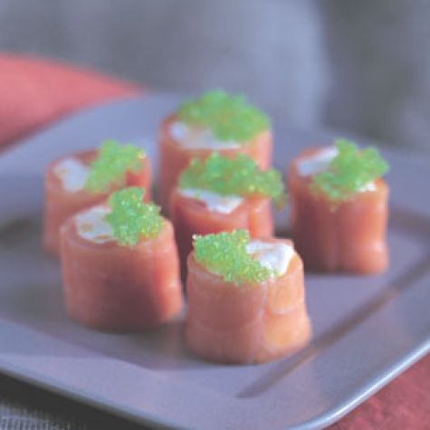 Smoked Salmon Roulades