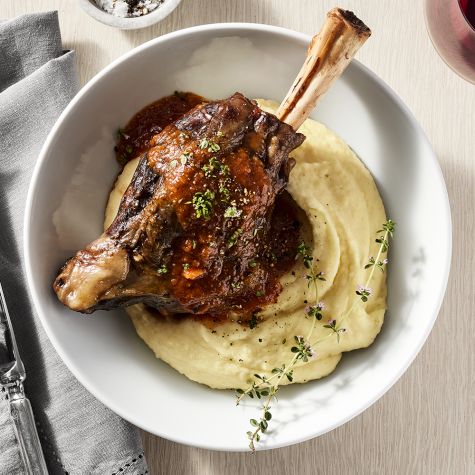 Slow-Cooker Braised Lamb Shanks