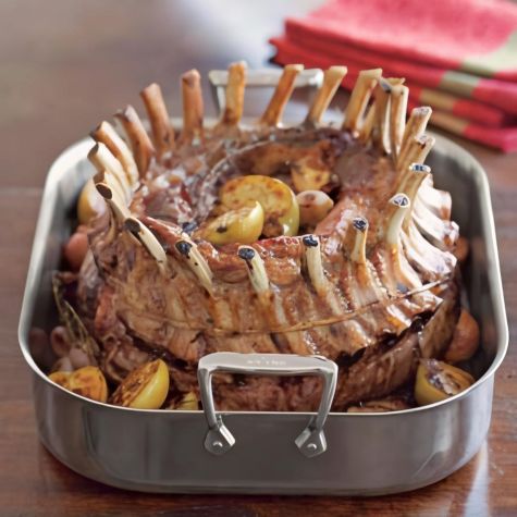 Crown Roast of Pork with Calvados Sauce