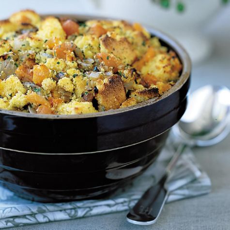 Corn Bread-Apricot Dressing with Rosemary