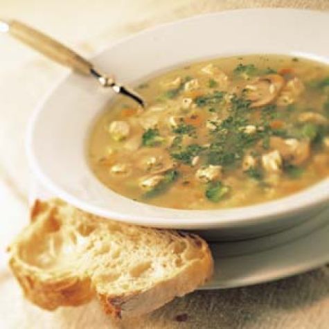 Roast Turkey Vegetable Soup with Rice