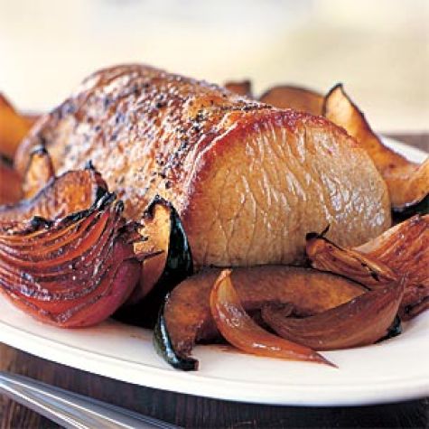 Roasted Pork with Hoisin Vegetables