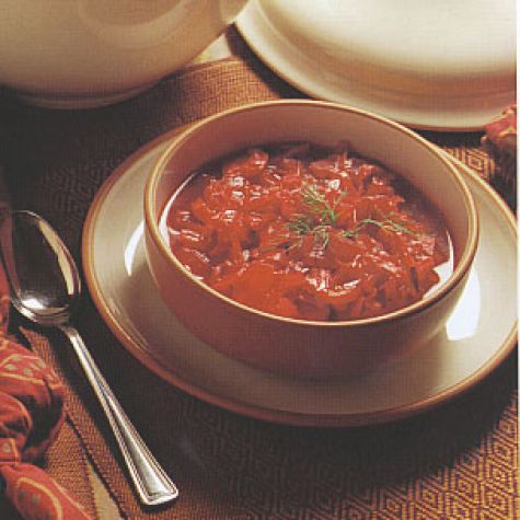 Beet, Cabbage & Mushroom Borscht