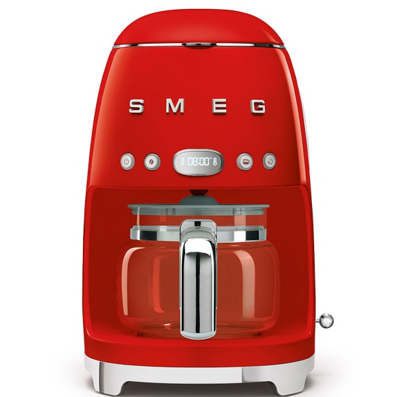 red coffee maker 5 cup