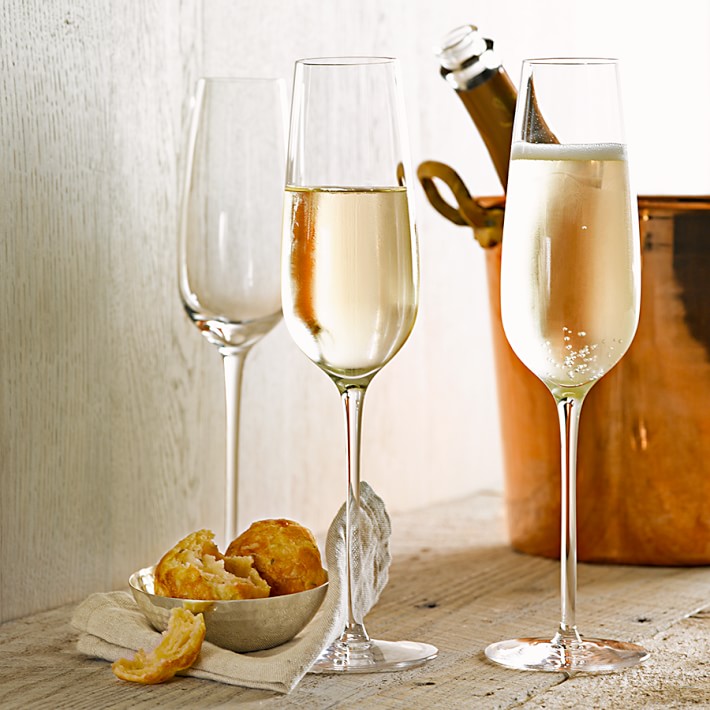 elegant champagne flutes