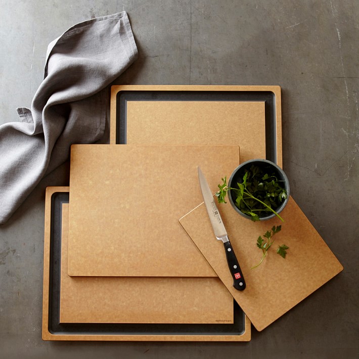 cutting board with well