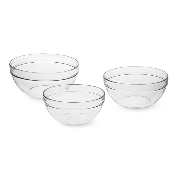 glass mixing bowls set
