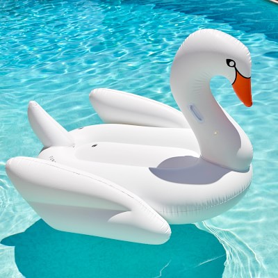 inflatable swan pool float