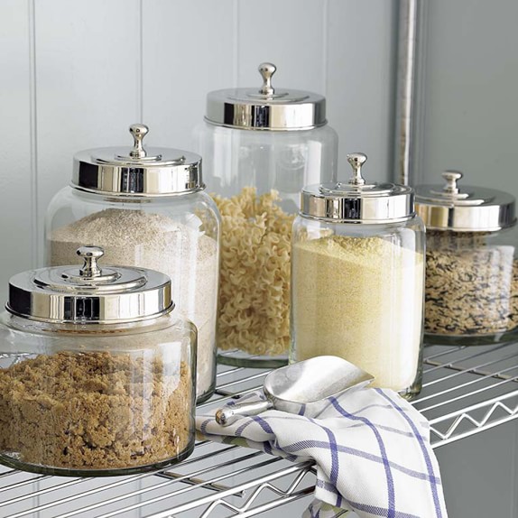 glass kitchen canisters airtight